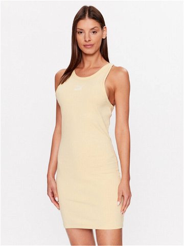 Puma Letní šaty Classics 538079 Žlutá Slim Fit
