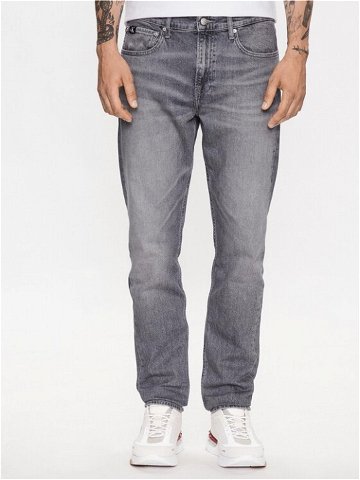 Calvin Klein Jeans Jeansy J30J323363 Šedá Slim Taper Fit