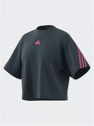 Adidas T-Shirt Future Icons 3-Stripes T-Shirt IL3063 Tyrkysová Loose Fit