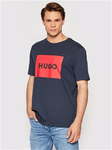 Hugo T-Shirt Dulive222 50467952 Tmavomodrá Regular Fit