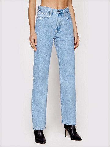 Calvin Klein Jeans Jeansy J20J219219 Modrá Straight Leg