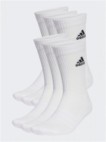 Adidas Klasické ponožky Unisex Cushioned Sportswear Crew Socks 6 Pairs HT3453 Bílá