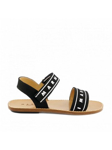 Sandále marni logo tape sandals černá 34