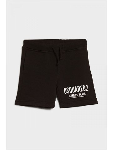 Šortky dsquared shorts černá 8y