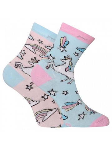 Veselé dětské ponožky Dedoles Duhový jednorožec GMKS204 23 26