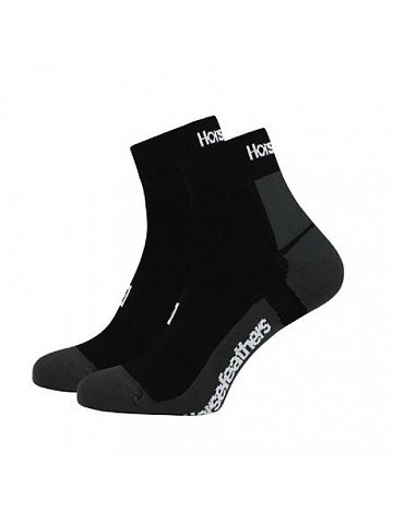HORSEFEATHERS Technické funkční ponožky Cadence – black BLACK velikost 8 – 10