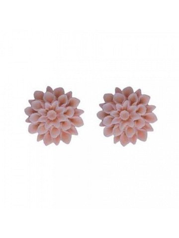HORSEFEATHERS Flowerski náušnice – coral pink PINK