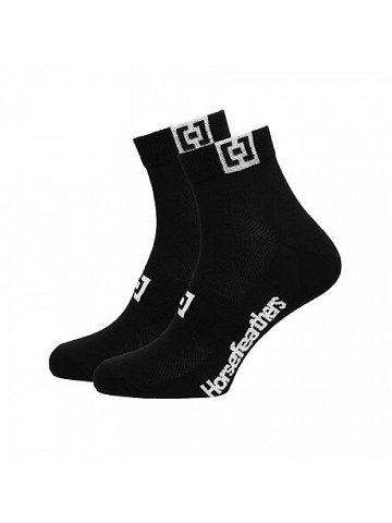 HORSEFEATHERS Technické funkční ponožky Claw – black white BLACK velikost 8 – 10