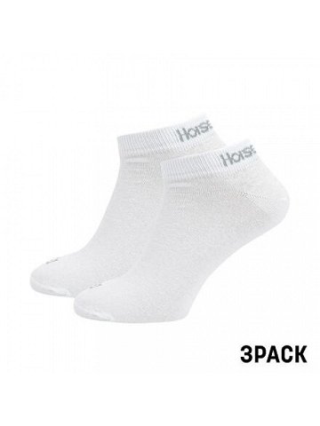 HORSEFEATHERS Ponožky Rapid 3Pack – white WHITE velikost 8 – 10