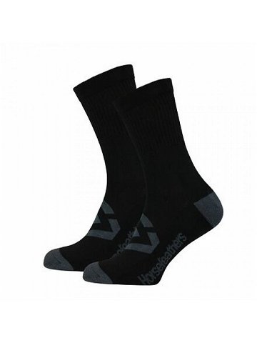 HORSEFEATHERS Ponožky Loby Crew – black BLACK velikost 5 – 7