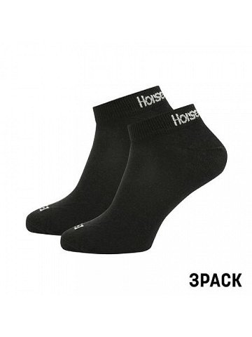 HORSEFEATHERS Ponožky Rapid 3Pack – black BLACK velikost 8 – 10