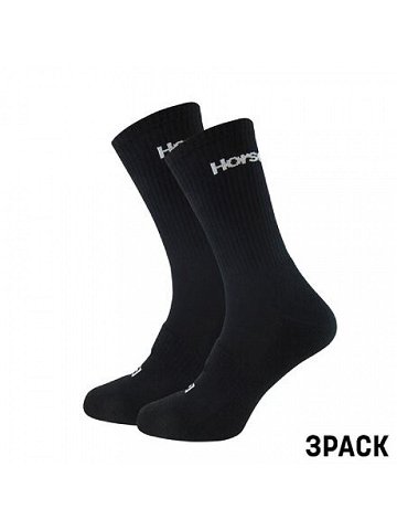 HORSEFEATHERS Ponožky Delete Premium 3Pack – black BLACK velikost 8 – 10