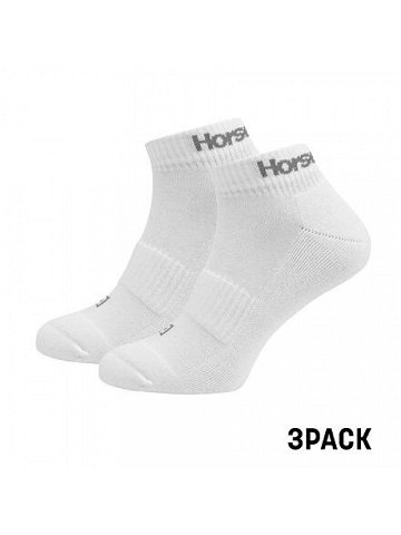 HORSEFEATHERS Ponožky Rapid Premium 3Pack – white WHITE velikost 8 – 10