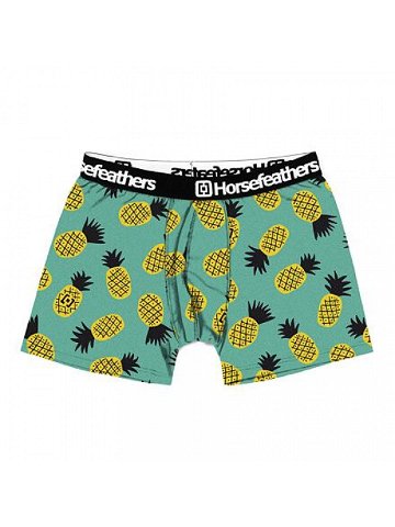 HORSEFEATHERS Boxerky Sidney – pineapple GREEN velikost XXL