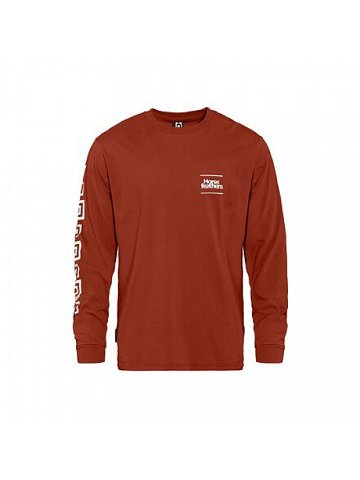 HORSEFEATHERS Triko Chess LS – picante RED velikost S