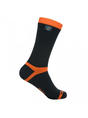 Nepromokavé ponožky DexShell Hytherm PRO Tangelo Red Stripe XL