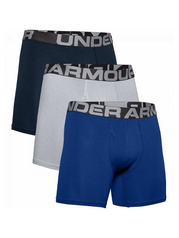 Boxerky Under Armour Charged Cotton 6in 3ks Royal S