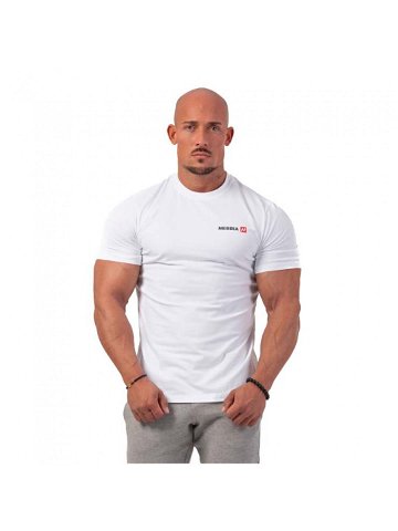 Pánské tričko Nebbia Minimalist Logo 291 White XXL