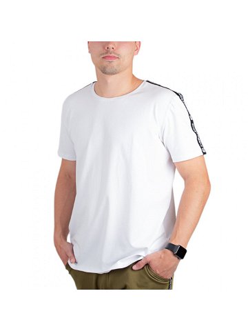 Pánské triko inSPORTline Overstrap bílá XL