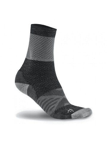 Ponožky CRAFT XC Warm bílá s černou 40-42