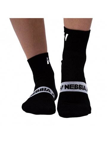 Ponožky Nebbia quot EXTRA PUSH quot crew 128 Black 43-46