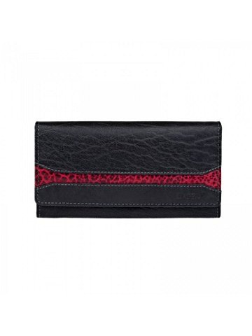 Dámská kožená peněženka W-22025 IT černo-červená