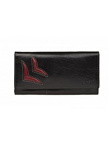 Dámská kožená peněženka 26011 T černo-červená