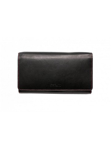 Dámská kožená peněženka SG-209 černo červená