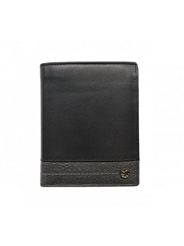 Pánská kožená peněženka 29513202519 černá – šedá