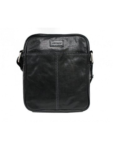 Pánská kožená taška přes rameno SG-27018 černá