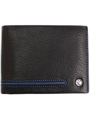 Pánská kožená peněženka 27531152007 černá – modrá