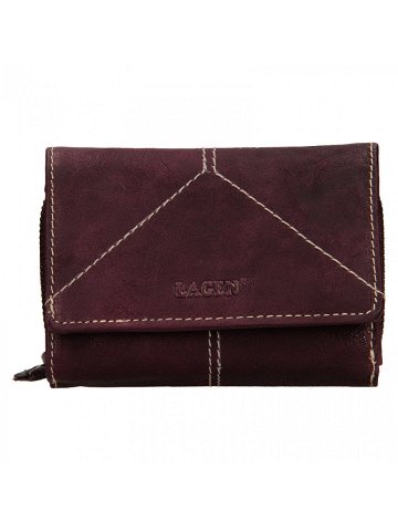 Dámská kožená peněženka LG-22522 fialová