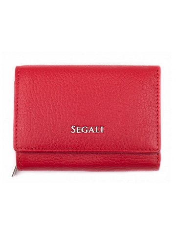Dámská kožená peněženka SG-27106 B Červená