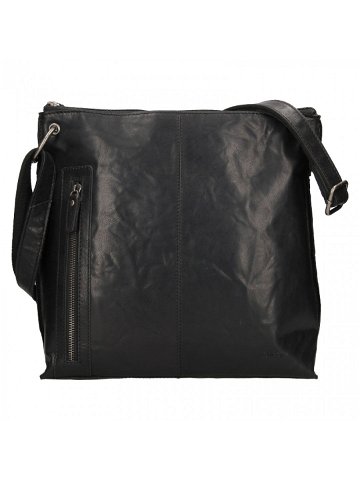 Dámská kožená taška přes rameno BLC 23287 16 černá