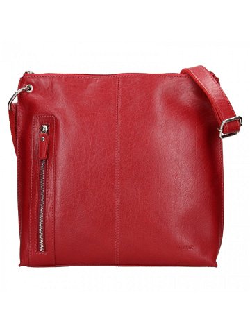 Dámská kožená taška přes rameno BLC 23287 16 červená