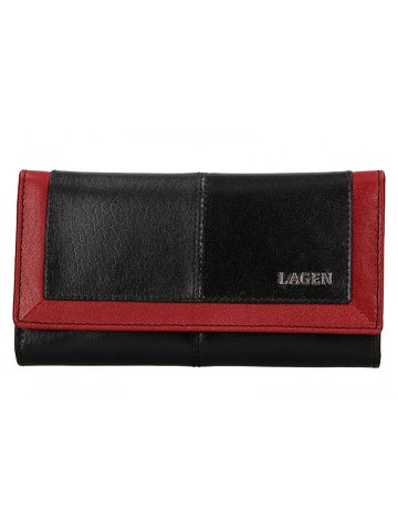 Dámská kožená peněženka BLC 24228 219 černá červená