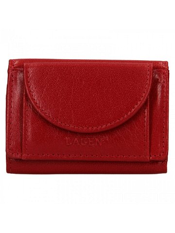 Dámská malá kožená peněženka W 22030 malá peněženka červená