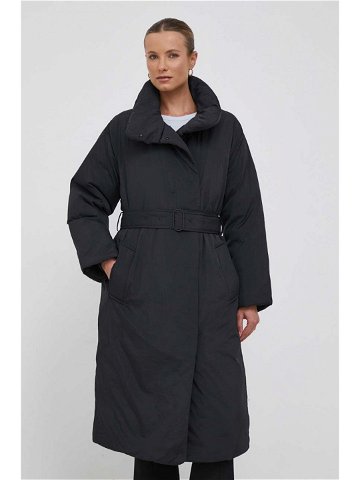 Péřová bunda Calvin Klein dámská černá barva zimní