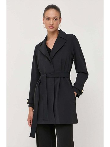 Kabát Marciano Guess dámský černá barva přechodný bez zapínání