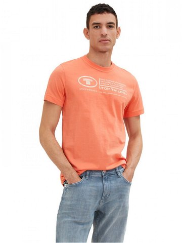 Tom Tailor T-Shirt 1035611 Oranžová Regular Fit