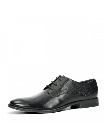 Bugatti pánské kožené společenské boty – černé – 46