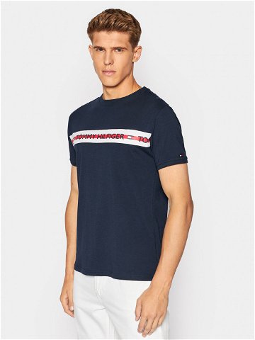 Tommy Hilfiger T-Shirt UM0UM01915 Tmavomodrá Regular Fit