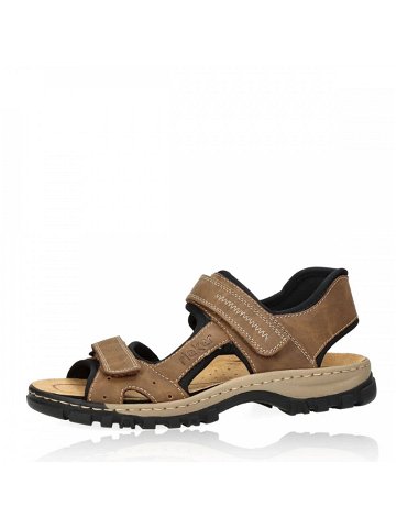 Rieker pánské komfortní sandály – hnědé – 47