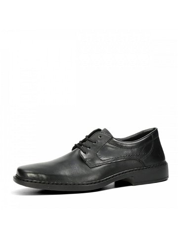 Rieker pánské kožené společenské boty – černé – 47