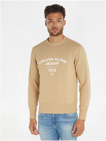 Béžový pánský svetr Calvin Klein Jeans