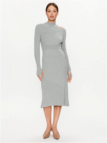 Calvin Klein Úpletové šaty K20K205780 Šedá Regular Fit