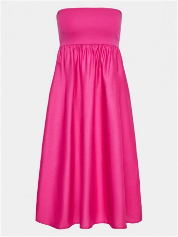 Gina Tricot Každodenní šaty 19565 Růžová Regular Fit