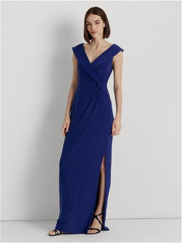 Lauren Ralph Lauren Večerní šaty 253863940011 Modrá Slim Fit