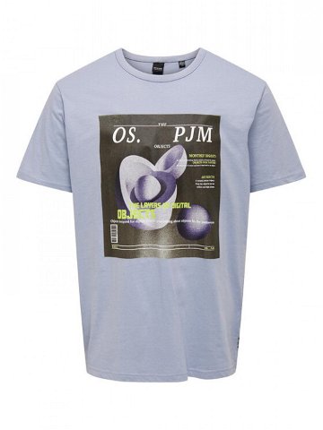 Only & Sons T-Shirt 22026378 Modrá Regular Fit