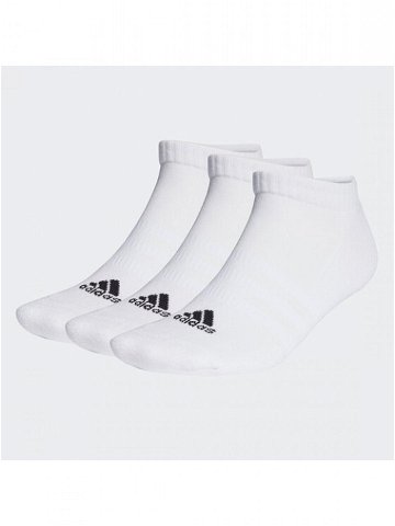 Adidas Kotníkové ponožky Unisex Cushioned Low-Cut Socks 3 Pairs HT3434 Bílá
